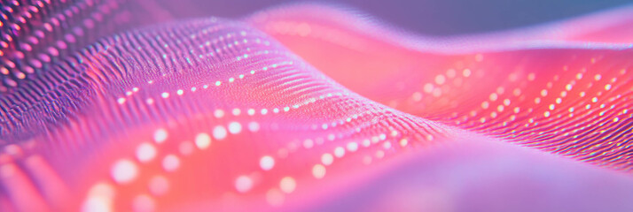 Poster - Vibrant electric fuchsia wall texture with abstract pattern for modern design