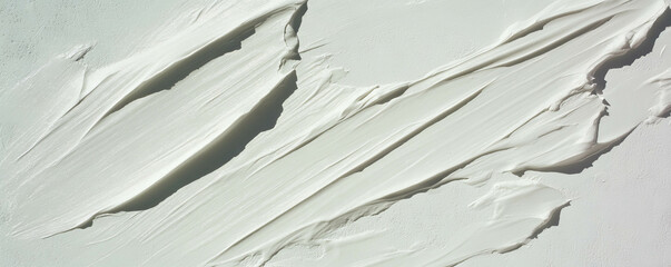 Poster - Elegant texture of fine diagonal ribs on smooth plaster surface for interior design inspiration