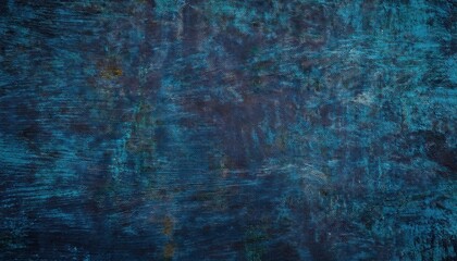 Aufkleber - abstract blue textured surface with dark tones, artistic background for design, deep cool color gradients and brush strokes