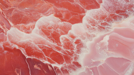 Aufkleber - Glossy pink marble texture with white veins for design and decoration