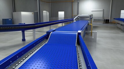 Poster - Robust conveyor belt cleaning machine with rotating scrubbers and self-cleaning mechanism.