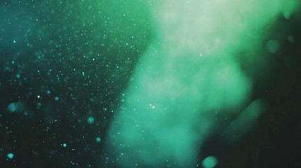 Poster - Abstract texture of green chalkboard with chalk dust particles for background design