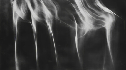 Poster - Abstract textured chalkboard surface with erased chalk patterns for design background