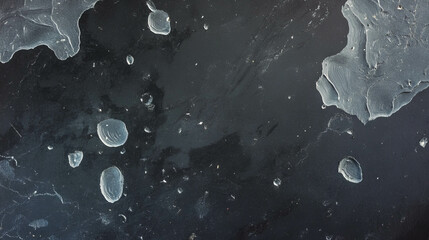 Poster - Chalkboard texture with varied erased patterns for creative backgrounds