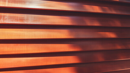 Aufkleber - Hardwood wall texture with horizontal panels for architectural design