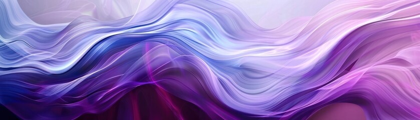 Poster - Abstract wave background with midnight dark purple blue illustration wallpaper motion.