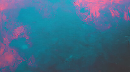 Poster - Abstract iridescent teal and magenta wall texture for creative design projects