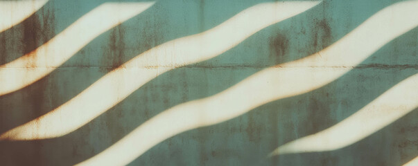 Poster - Abstract texture of irregular ribbed wall with shaded patterns