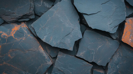 Poster - Large format textured slate ceramic tile for interior design and architecture