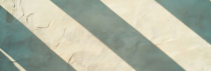 Poster - Light beige smooth wall with subtle shadows and texture for interior design