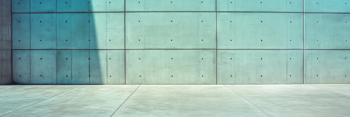 Aufkleber - Modern light grey concrete wall with uniform texture for architectural design