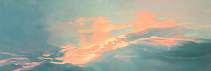 Poster - Abstract texture of light paint with delicate brushwork for artistic design