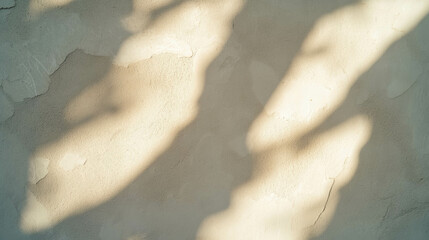 Poster - Soft shadows on smooth textured clay wall surface in subtle light