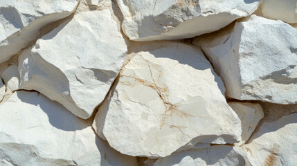 Aufkleber - Natural limestone texture with dark mineral streaks for architectural design