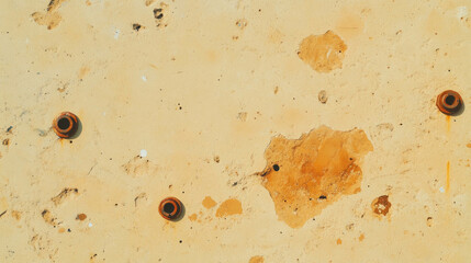 Poster - Limestone texture with metal bolts and rough surface detail for design and architecture