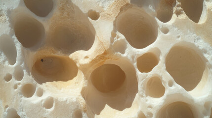 Poster - Limestone texture with subtle beige tones for natural design projects