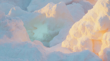 Fototapete - Limestone texture with white chalk surface in subtle pastel light for background design