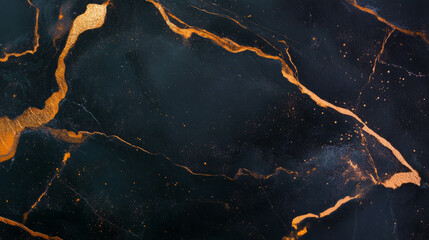 Poster - Luxurious mahogany and gold marble abstract texture for elegant interior design