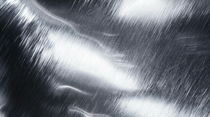 Poster - Abstract metallic titanium texture with cool grey shades for design and background