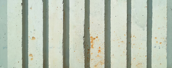 Poster - Industrial weathered concrete texture with narrow grainy faded stripes for design background