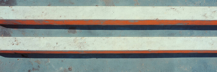 Poster - Abstract texture of narrow textured grainy faded stripes for creative background design