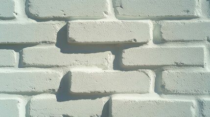 Aufkleber - Rustic brick texture with white stucco for architectural and design projects