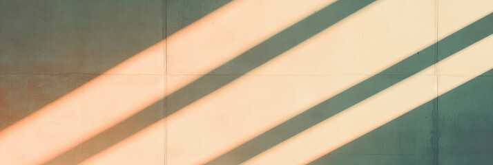 Poster - Subtle light reflections on pale beige wall texture for design backgrounds