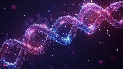 DNA double helix. DNA molecule structure.