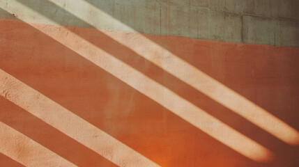 Aufkleber - Earthy rammed clay wall texture with layered patterns for architectural design
