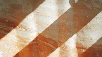 Aufkleber - Natural texture of rammed earth and smooth clay wall design for architecture