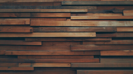 Poster - Rustic reclaimed hardwood wall texture for interior design and decoration