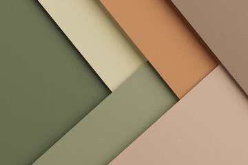Poster - Stack of Colour Paper or Fabric Texture Diagonal Abstract Presentation Background for Banner or Your Design. 3d Rendering