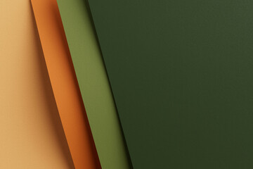 Poster - Stack of Colour Paper or Fabric Texture Diagonal Abstract Presentation Background for Banner or Your Design. 3d Rendering