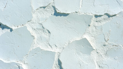 Poster - Weathered white brick texture for architecture design and background use