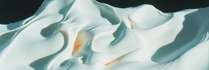 Aufkleber - Abstract waves of smooth vibrant plaster texture for artistic design