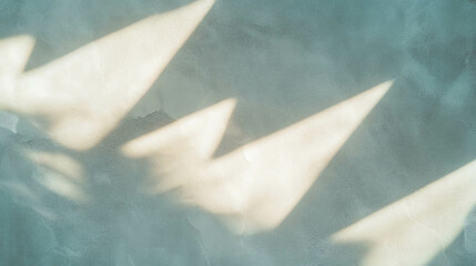 Poster - Subtle light and shadow on smooth clay wall surface