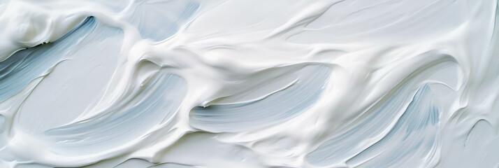 Poster - Smooth textured paint with thick expressive brush strokes for creative design