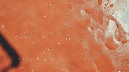Aufkleber - Textured earthy surface with smooth clay finish and subtle shadows