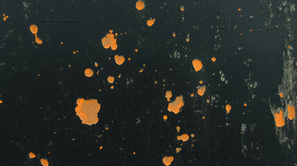 Poster - Abstract texture of black soot wall with dust particles for artistic design