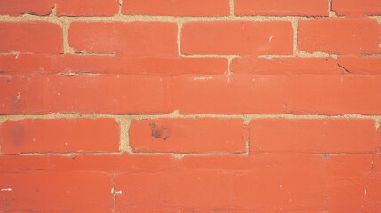 Poster - Rustic brick wall texture with blended earthy hues for background design