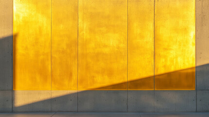 Poster - Elegant gold wall design with smooth brushed texture for modern interior aesthetics