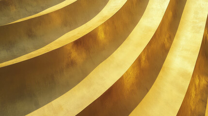 Aufkleber - Elegant abstract gold molding on textured wall background