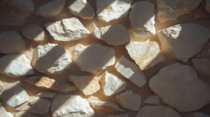 Poster - Stone wall texture with layered colors and subtle depth for design and background use