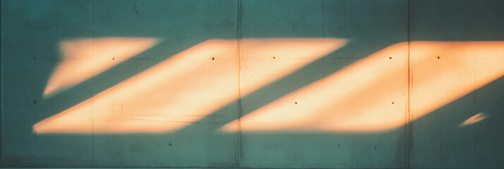 Poster - Warm beige wall texture with subtle light reflections for interior background design