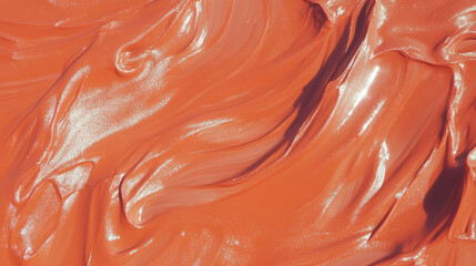 Poster - Textured wet mud surface with flowing patterns for creative background design