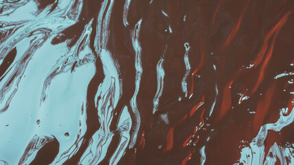 Poster - Abstract texture of wet smooth mud clay wall for artistic background design