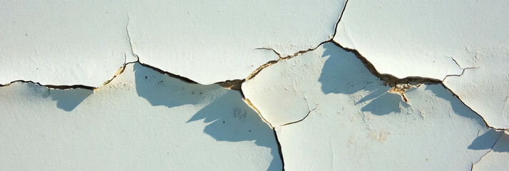Aufkleber - Detailed texture of white wall with minor scratches and marks for design use