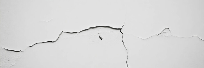Aufkleber - Minimalist white wall texture with subtle scratches and marks for interior design and background