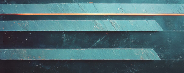 Poster - Abstract design with wide matte stripes and rough texture for modern art and decor