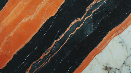 Poster - Abstract composition with marble and wood texture for modern interior design